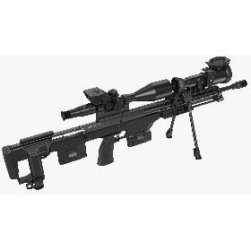 Sniper Rifle DSR-50 3D model